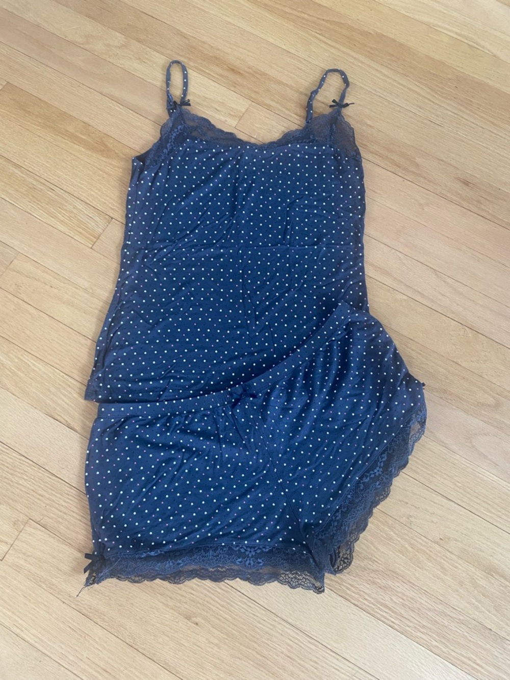 ETAM Womens PJ Pajamas Top + Shorts S M 15 NEW NWOT